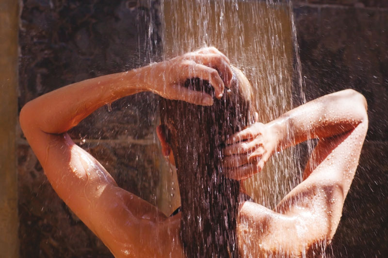 peau Produit d'hygiène corporelle naturel aux actifs marins